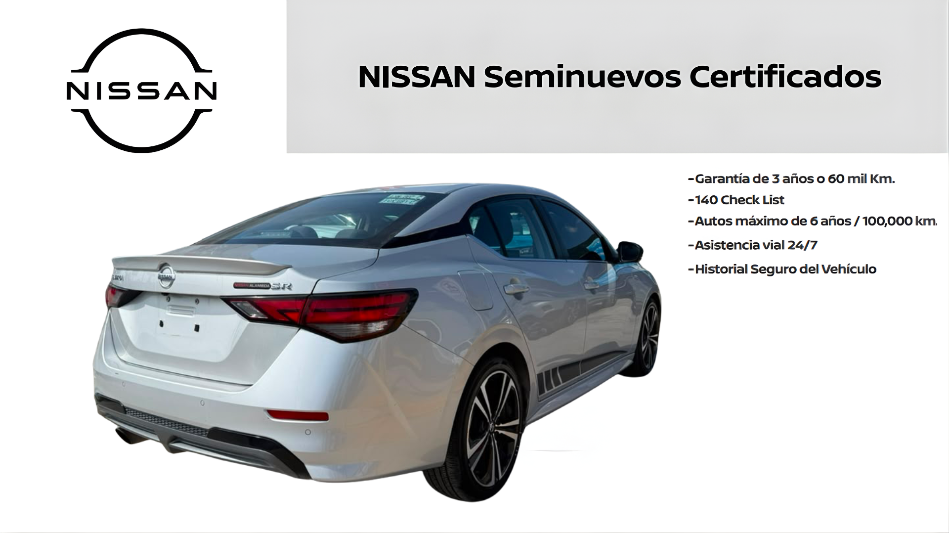 2023 Nissan SENTRA 4 PTS SR CVT AAC ASTOS DEPORTIVOS BOSE QC F LED RA-18
