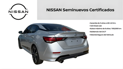 2023 Nissan SENTRA 4 PTS SR CVT AAC ASTOS DEPORTIVOS BOSE QC F LED RA-18