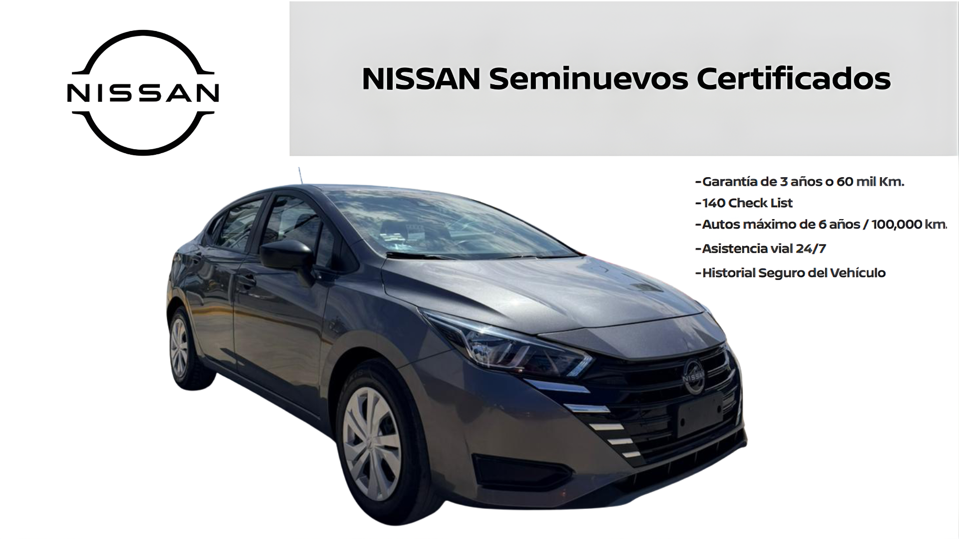 2024 Nissan VERSA 4P SENSE L41.6 AUT