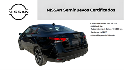 2022 Nissan VERSA 4 PTS PLATINUM CVT AAC AUT VE PIEL GPS F LED RA-17