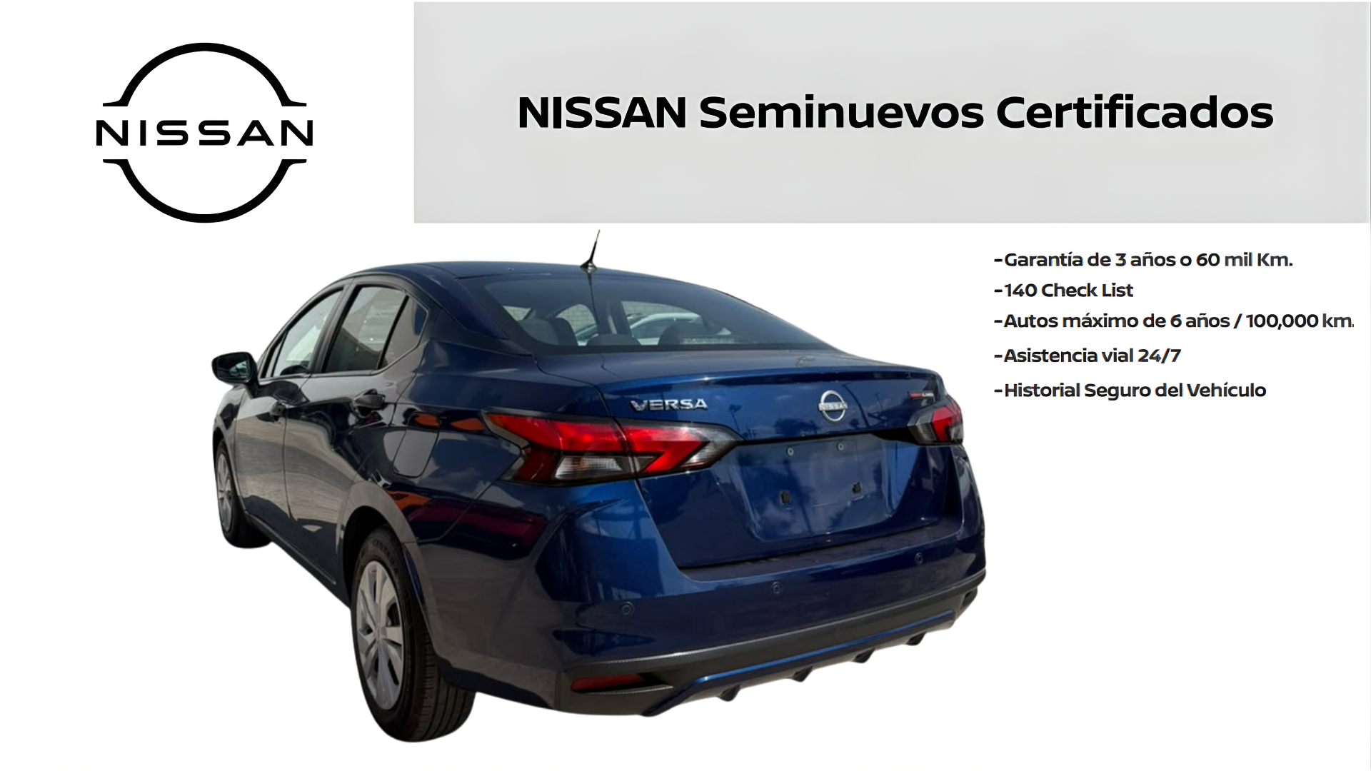2025 Nissan VERSA 4P SENSE L41.6 AUT