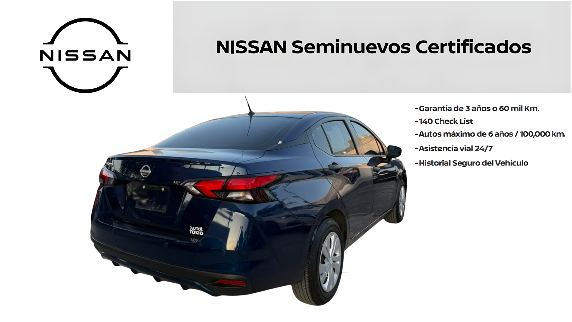 2025 Nissan VERSA 4P SENSE L41.6 AUT