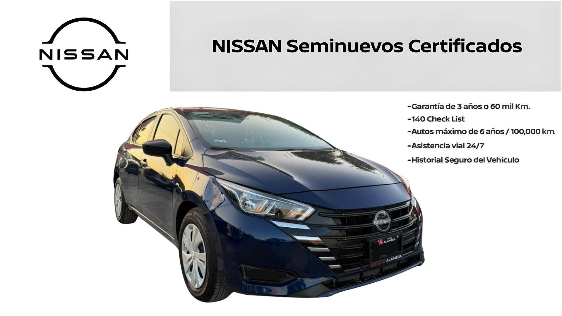 2025 Nissan VERSA 4P SENSE L41.6 AUT