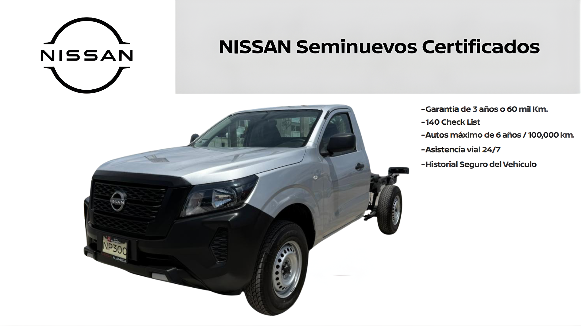 2024 Nissan NP300 CHASIS CABINA 2P L42.5 MAN
