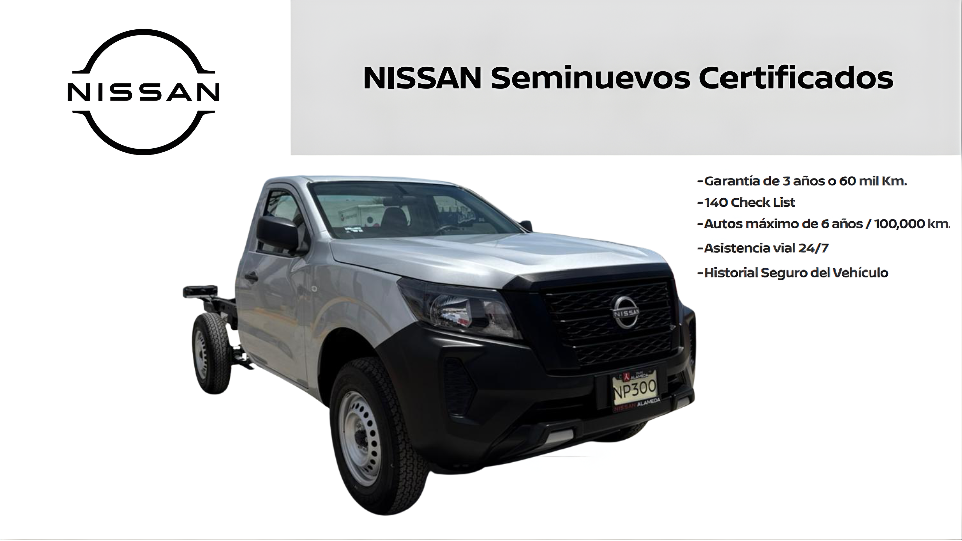2024 Nissan NP300 CHASIS CABINA 2P L42.5 MAN