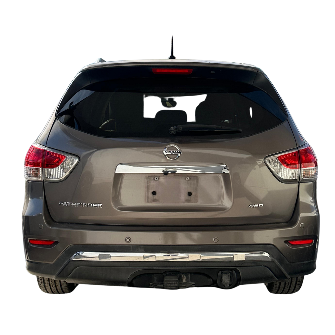 2014 Nissan PATHFINDER 5 PTS EXCLUSIVE CVT PIEL QCP BOSE DVD TABL MADERA GPS RA-20