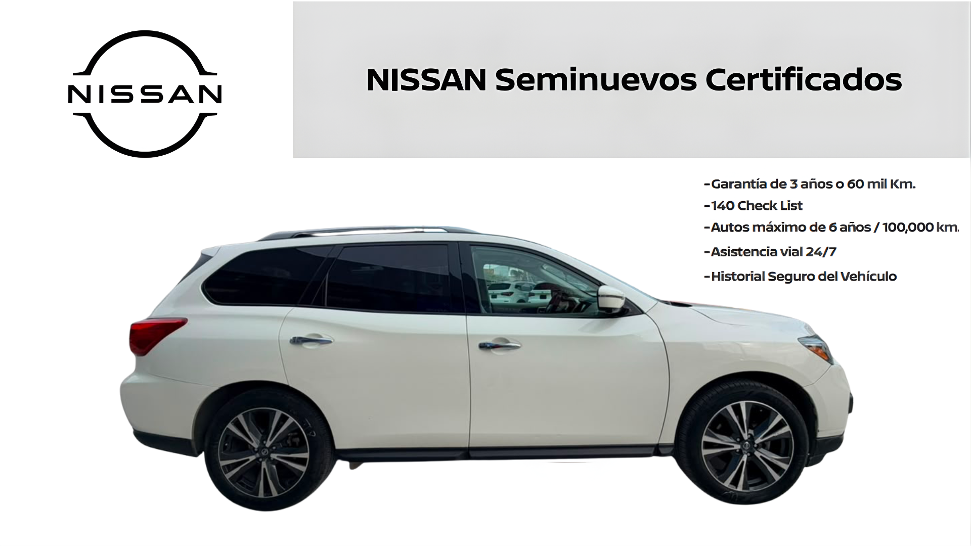 2020 Nissan PATHFINDER 5 PTS EXCLUSIVE CVT PIEL QCP GPS FLED RA-20