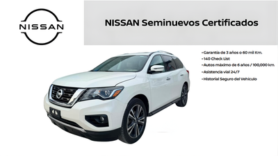 2020 Nissan PATHFINDER 5 PTS EXCLUSIVE CVT PIEL QCP GPS FLED RA-20