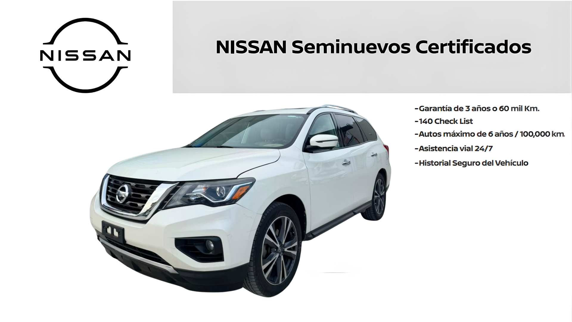 2020 Nissan PATHFINDER 5 PTS EXCLUSIVE CVT PIEL QCP GPS FLED RA-20