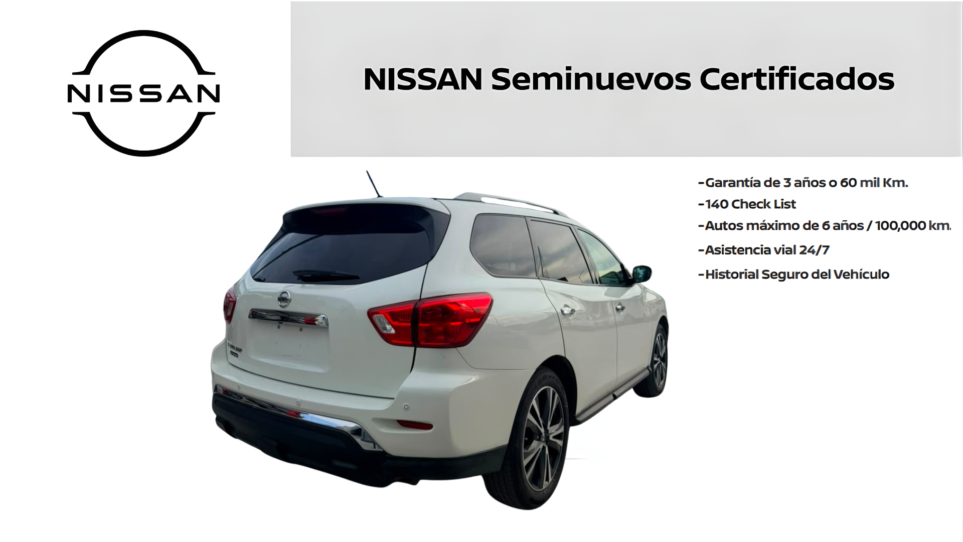 2020 Nissan PATHFINDER 5 PTS EXCLUSIVE CVT PIEL QCP GPS FLED RA-20
