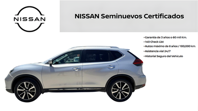 2020 Nissan X-TRAIL 5 PTS EXCLUSIVE CVT PIEL QCP GPS 5 PAS RA-19