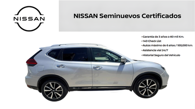 2020 Nissan X-TRAIL 5 PTS EXCLUSIVE CVT PIEL QCP GPS 5 PAS RA-19