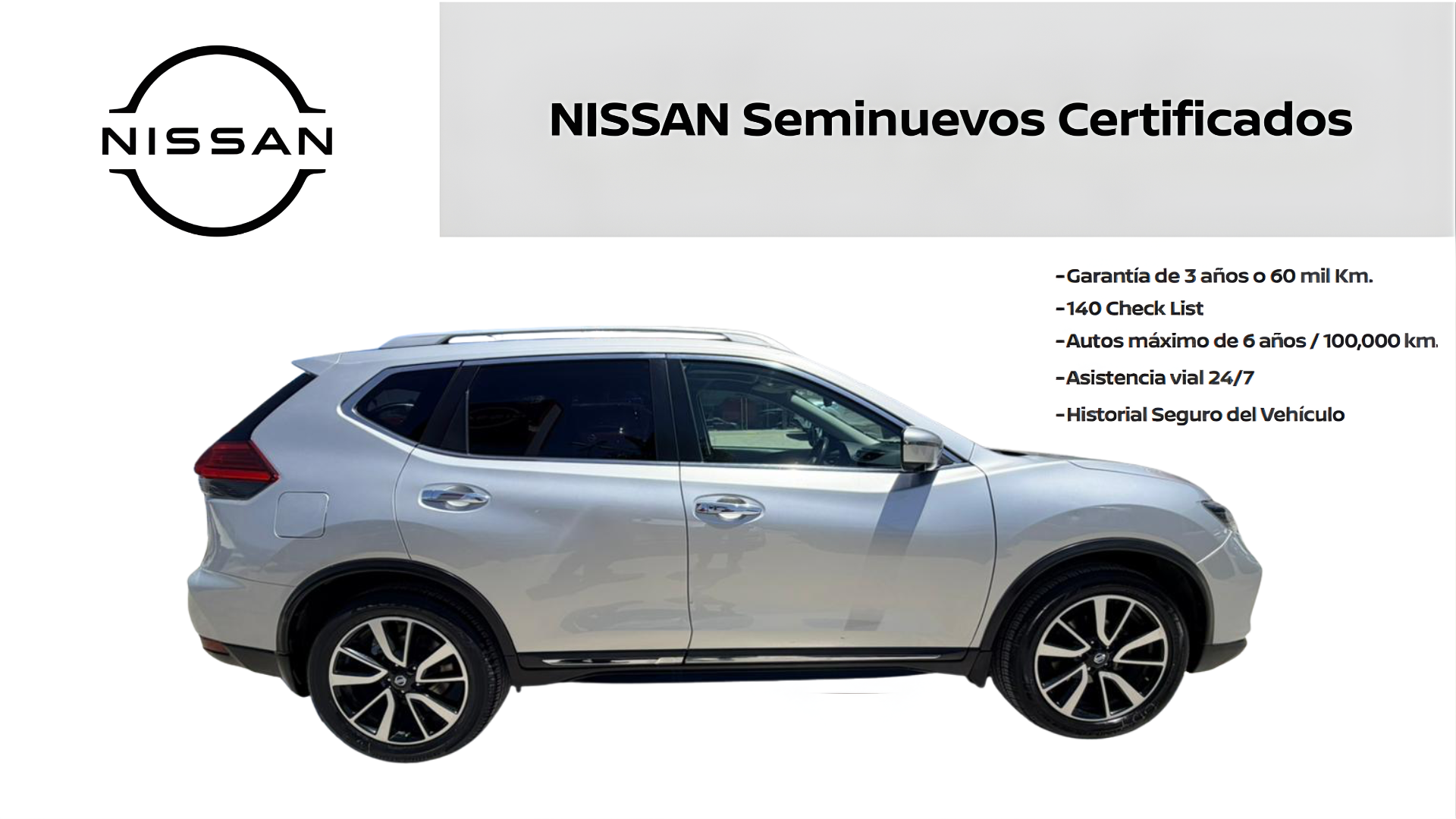 2020 Nissan X-TRAIL 5 PTS EXCLUSIVE CVT PIEL QCP GPS 5 PAS RA-19