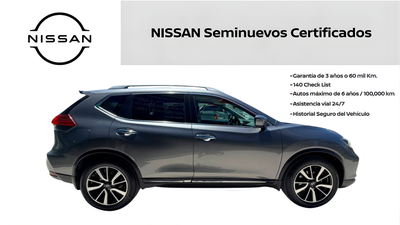 2021 Nissan X-TRAIL 5 PTS EXCLUSIVE CVT PIEL QCP GPS 5 PAS RA-19
