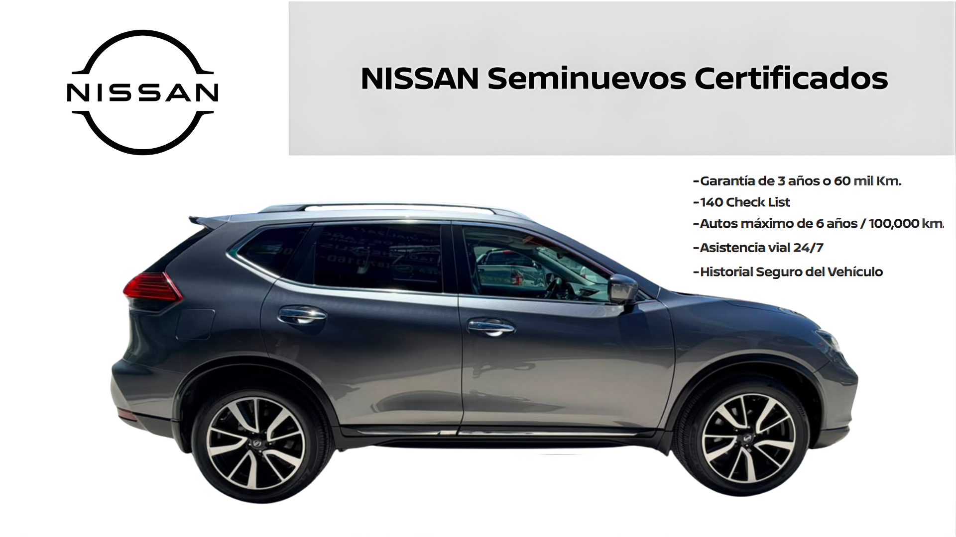 2021 Nissan X-TRAIL 5 PTS EXCLUSIVE CVT PIEL QCP GPS 5 PAS RA-19