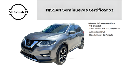 2021 Nissan X-TRAIL 5 PTS EXCLUSIVE CVT PIEL QCP GPS 5 PAS RA-19