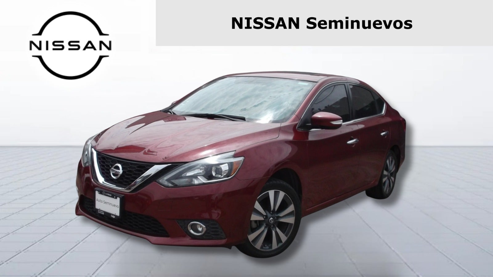 2017 Nissan SENTRA 4 PTS EXCLUSIVE CVT AAC AUT GPS PIEL QC F LED RA-17