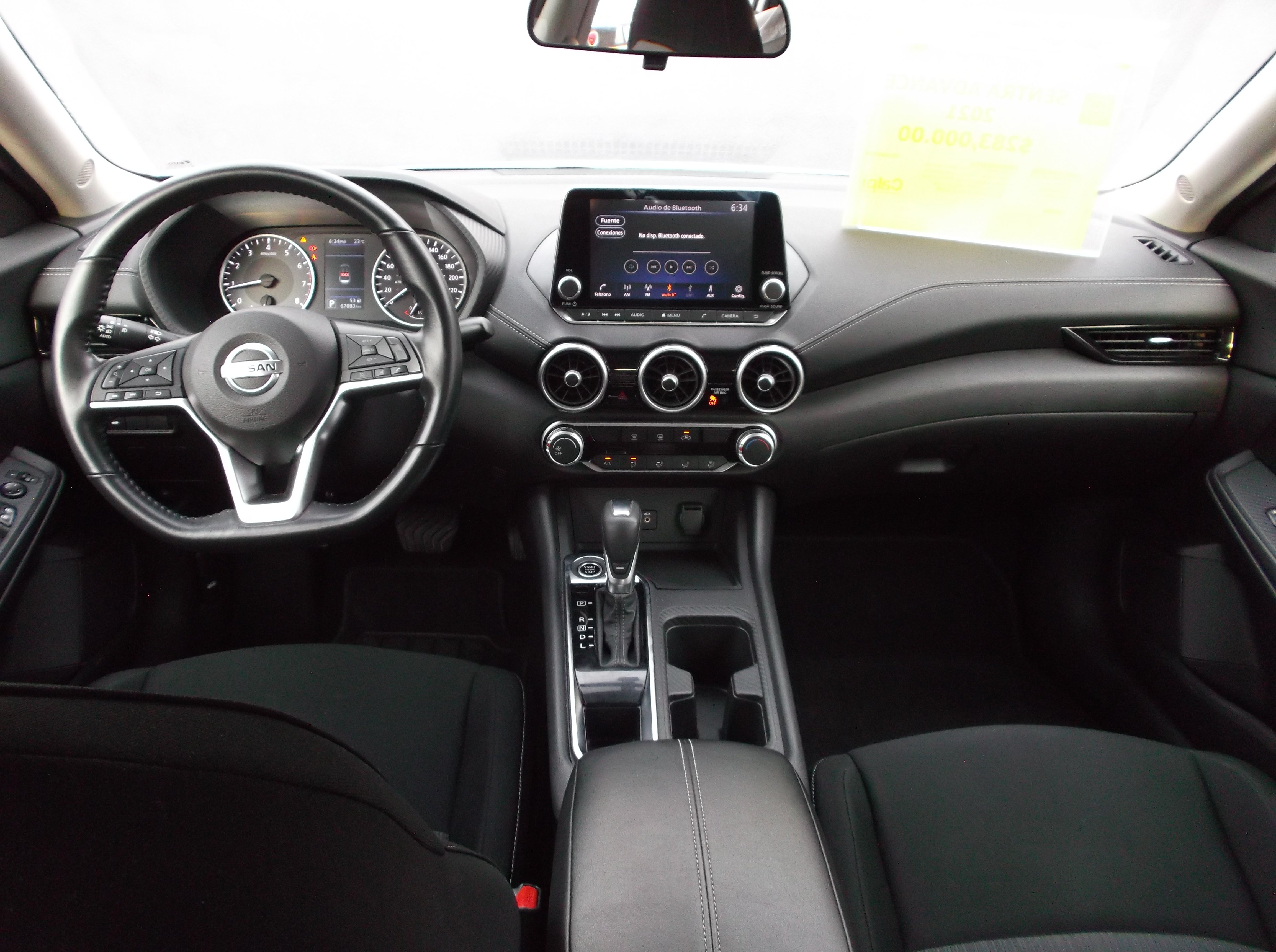 2021 Nissan SENTRA 4 PTS ADVANCE  AAC F NIEBLA RA-16CVT