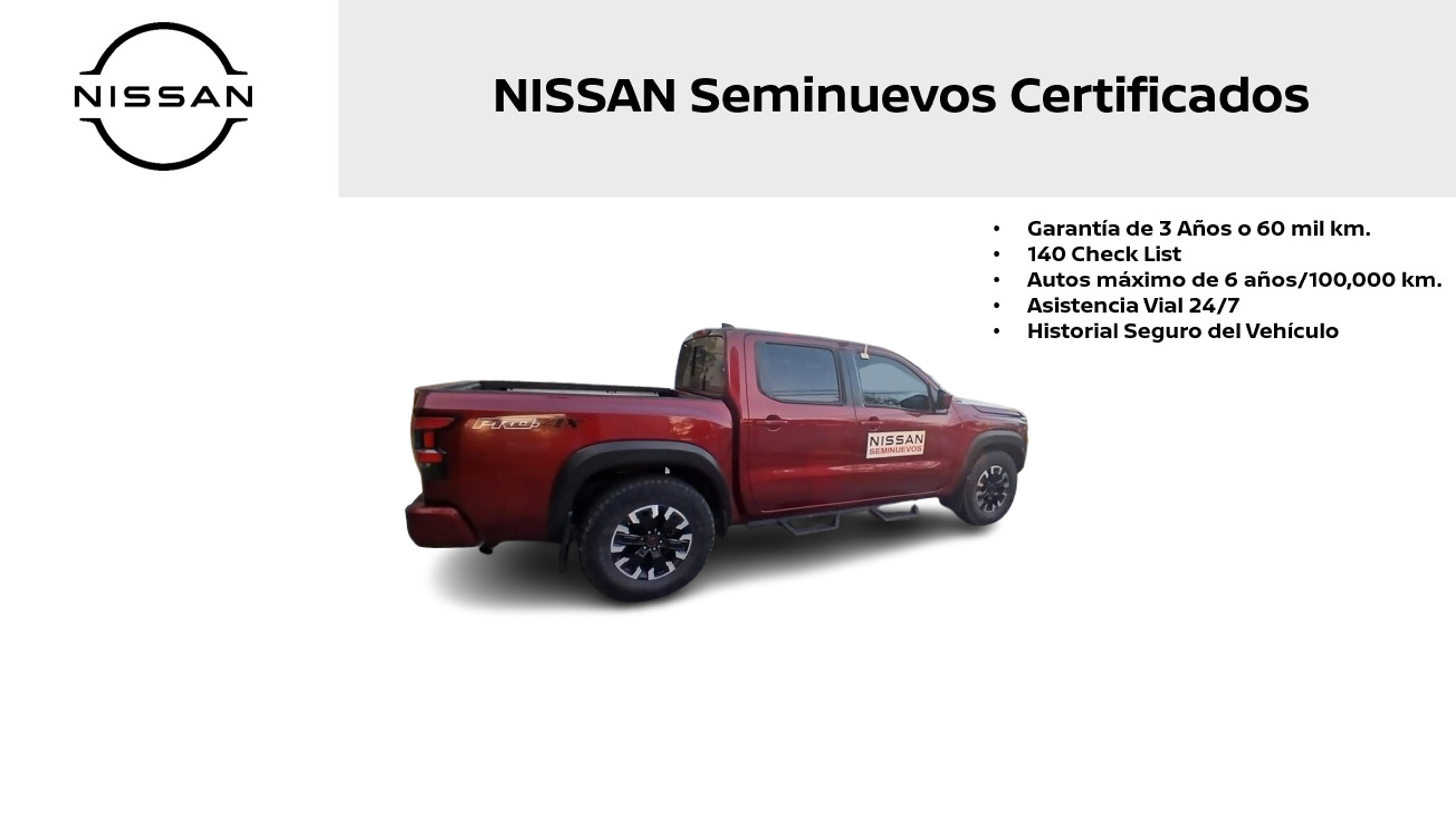 2023 Nissan Frontier V6 PRO-4X, V6, 3.8L, 310 CP, 4 PUERTAS, AUT, 4X4