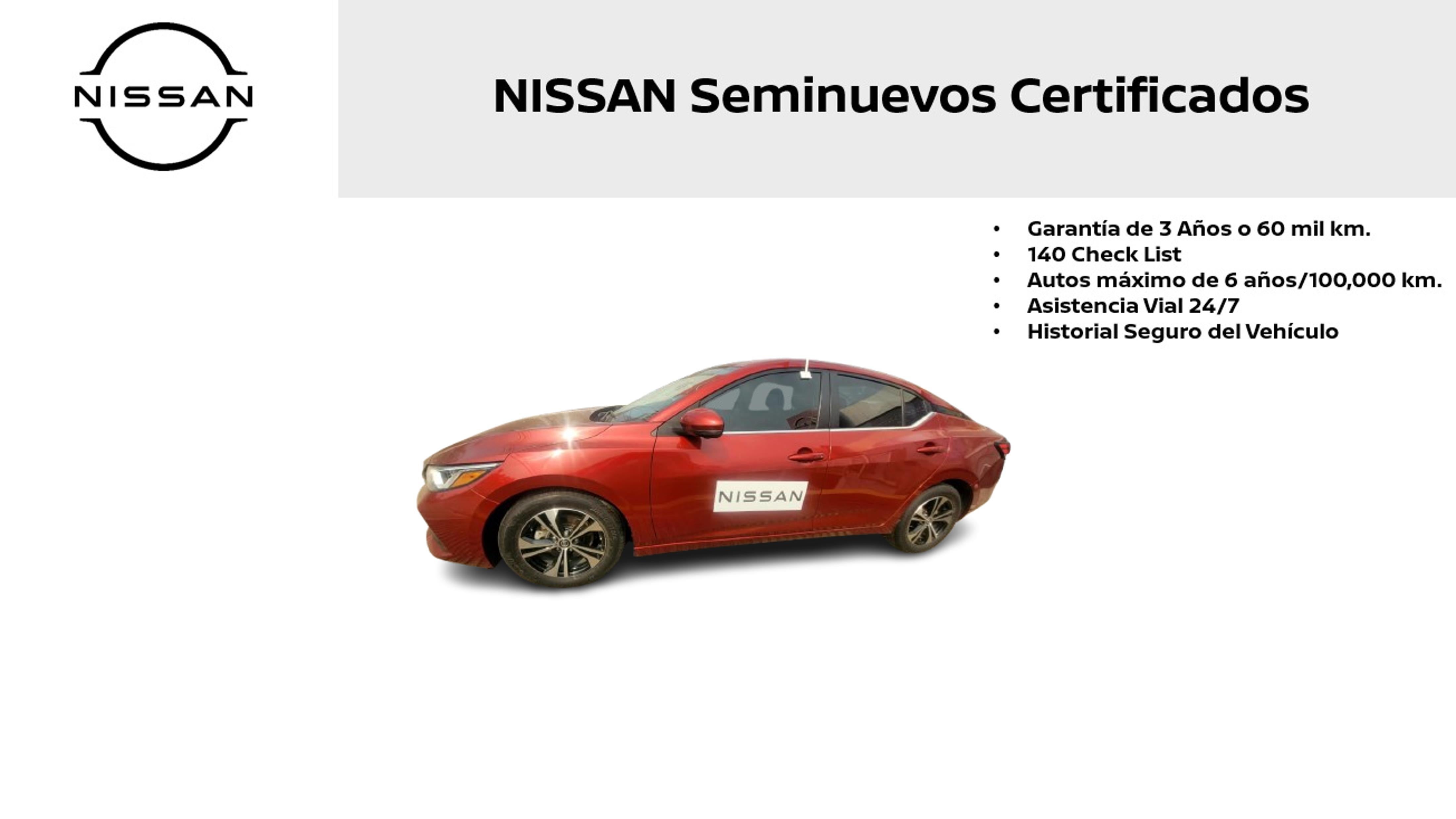 2023 Nissan Sentra ADVANCE L4 2.0L 145 CP 4 PUERTAS STD BA AA