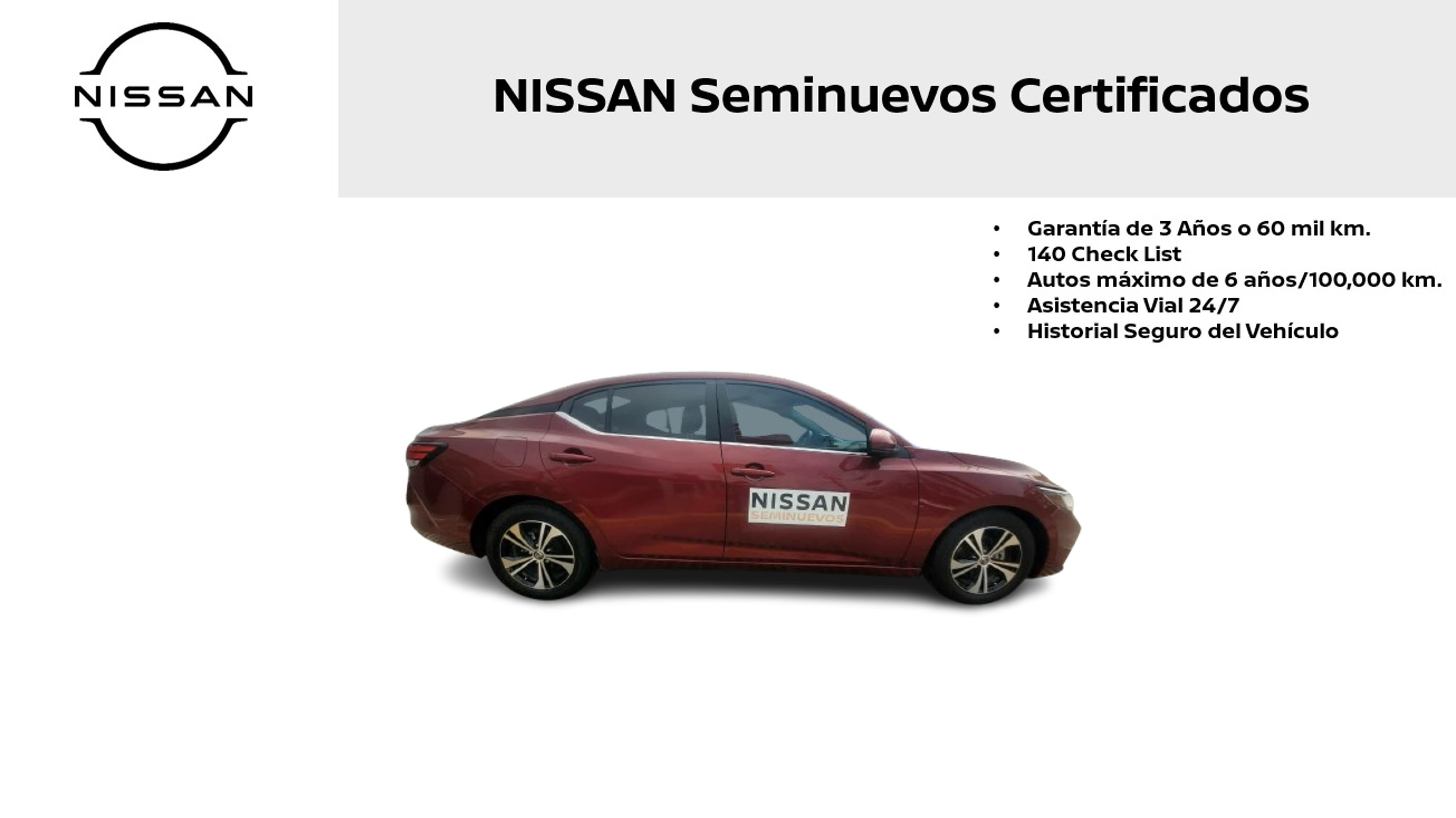 2023 Nissan Sentra ADVANCE L4 2.0L 145 CP 4 PUERTAS STD BA AA