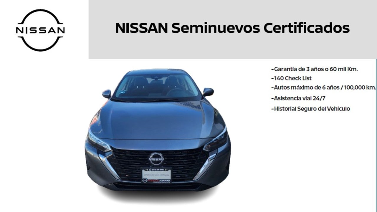 2024 Nissan SENTRA 4P SENSE L42.0 MAN