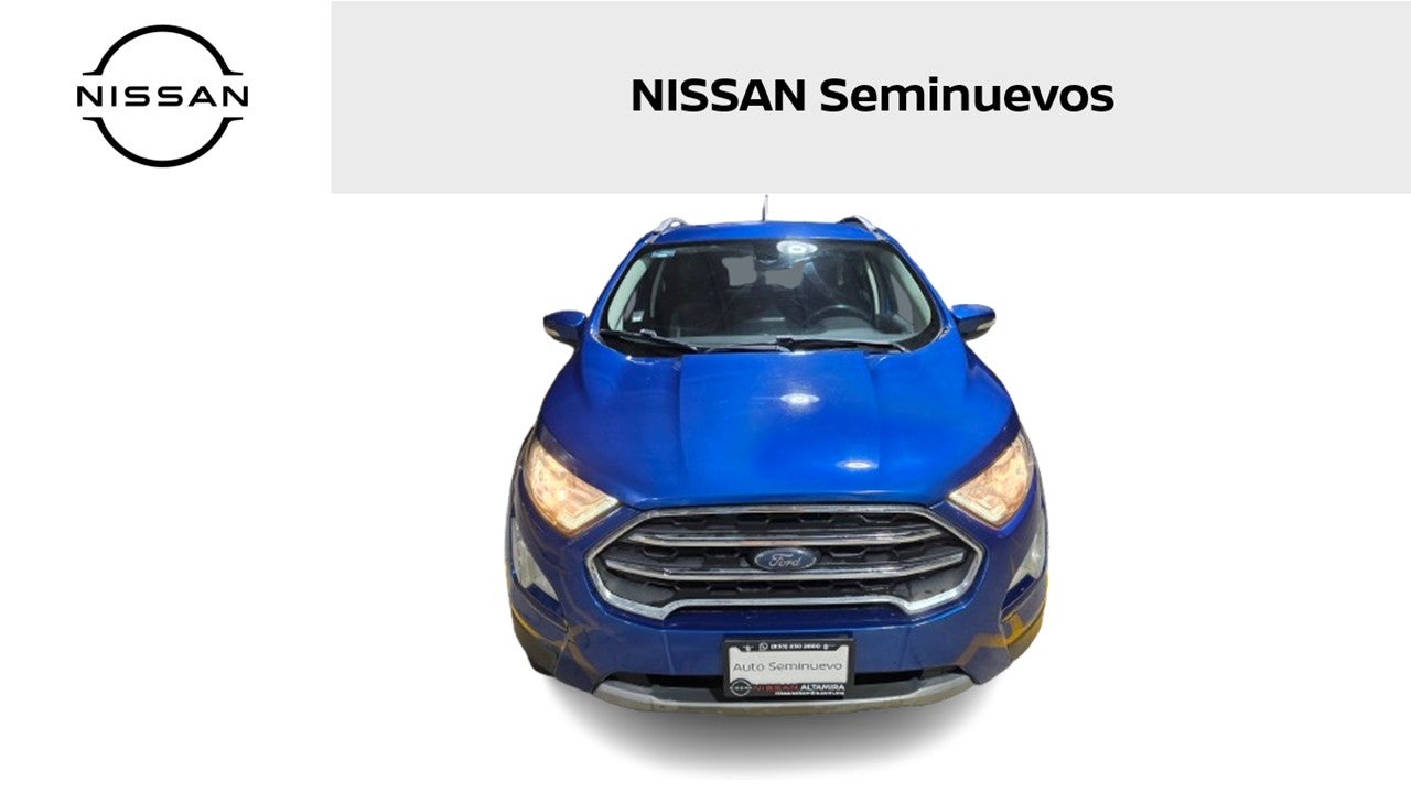 2018 Ford ECOSPORT 5 PTS TITANIUM TA AAC PIEL QC F NIEBLA RA-17