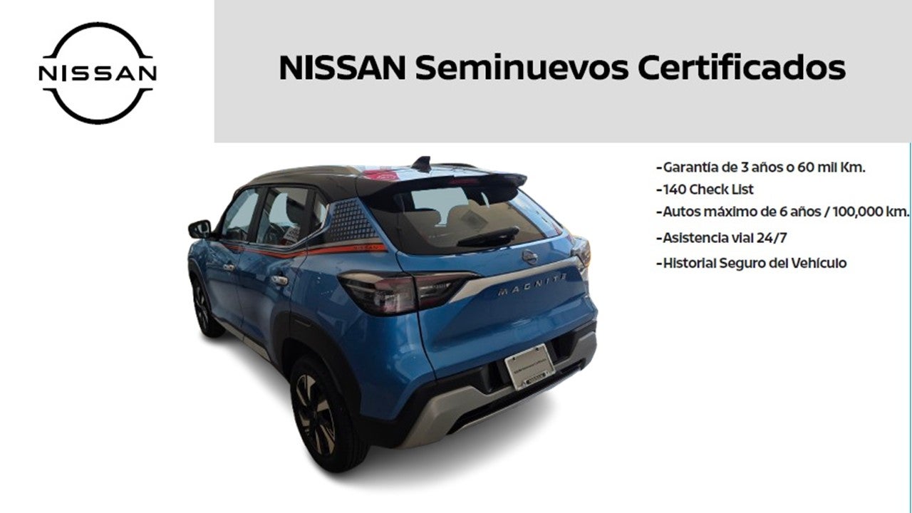 2025 Nissan MAGNITE 5 PUERTAS EXCLUSIVE 1.0 LTS CVT T
