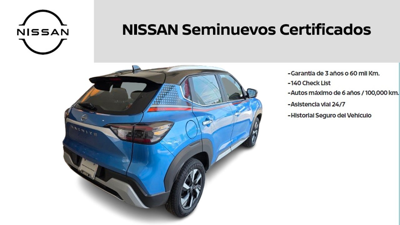 2025 Nissan MAGNITE 5 PUERTAS EXCLUSIVE 1.0 LTS CVT T