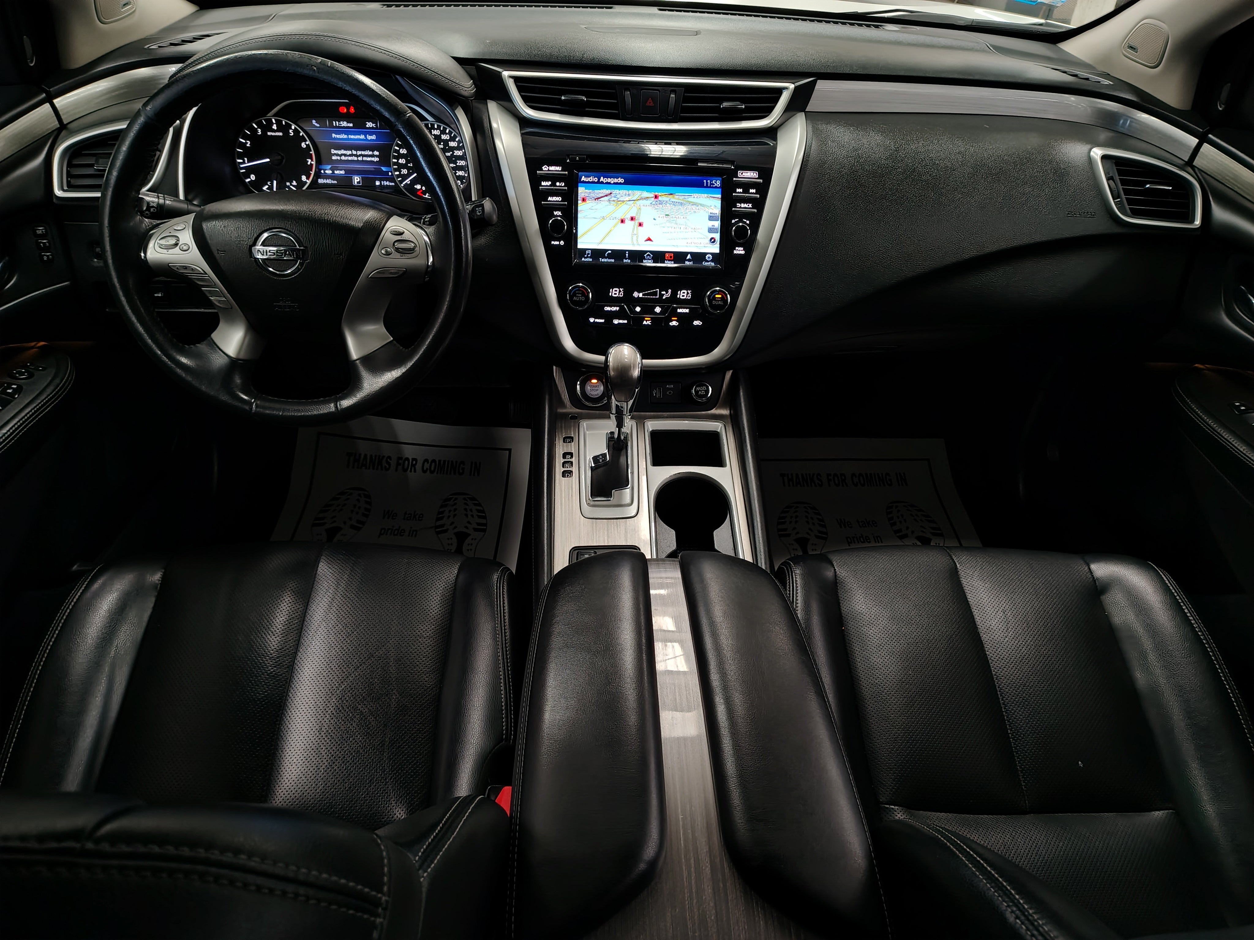 2019 Nissan MURANO 5 PTS EXCLUSIVE CVT GPS PIEL QC RA-20 4X4
