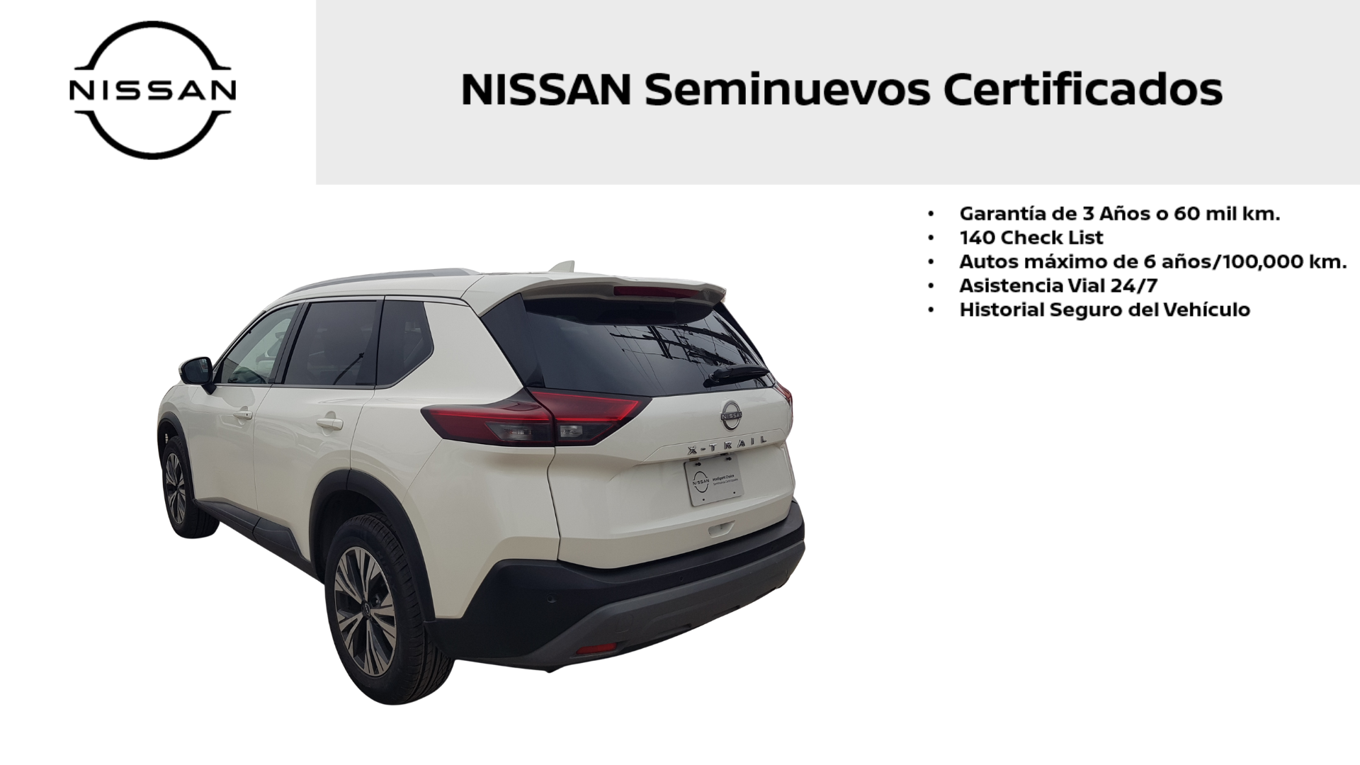 2023 Nissan X-TRAIL 5 PTS EXCLUSIVE CVT PIEL QCP GPS 5 PAS RA-19