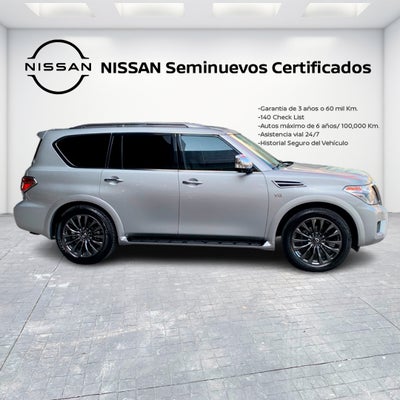 2020 Nissan ARMADA 5 PTS EXCLUSIVE TA DVD SEG FILA PIEL QC 4X4