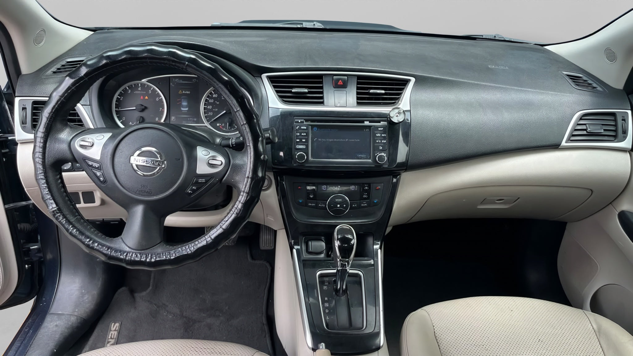 2017 Nissan SENTRA 4 PTS EXCLUSIVE CVT AAC AUT GPS PIEL QC F LED RA-17