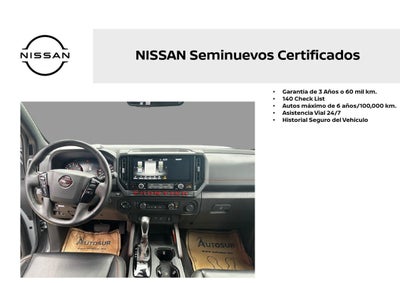 2025 Nissan Frontier V6 PRO-4X, V6, 3.8L, 310 CP, 4 PUERTAS, AUT, 4X4