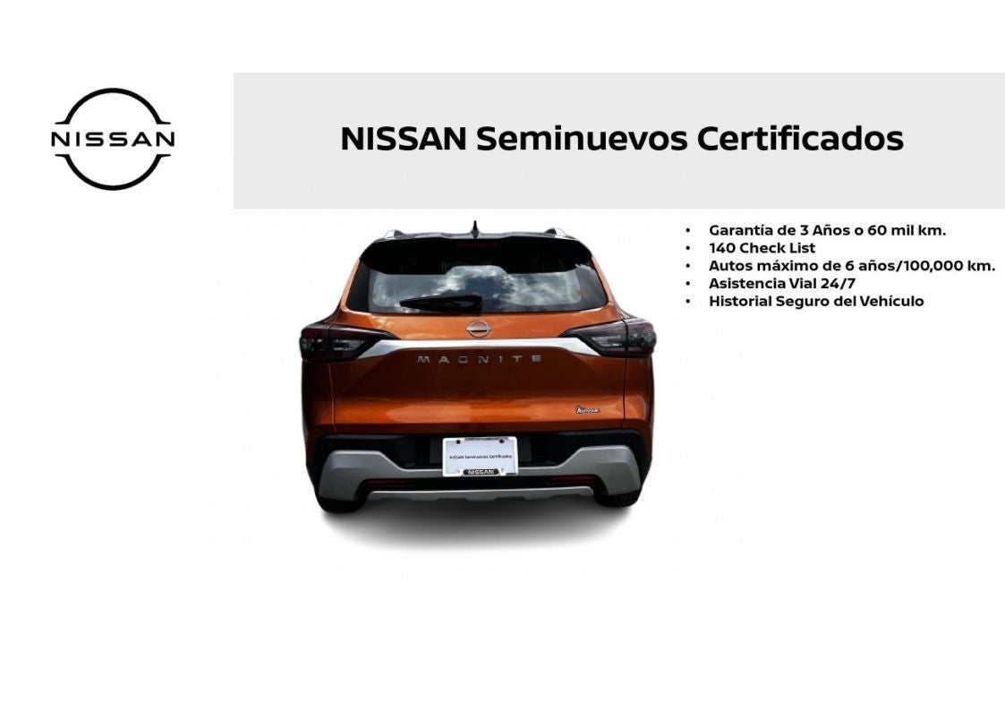 2025 Nissan Magnite EXCLUSIVE, L3, 1.0T, 112 CP, 5 PUERTAS, AUT CVT