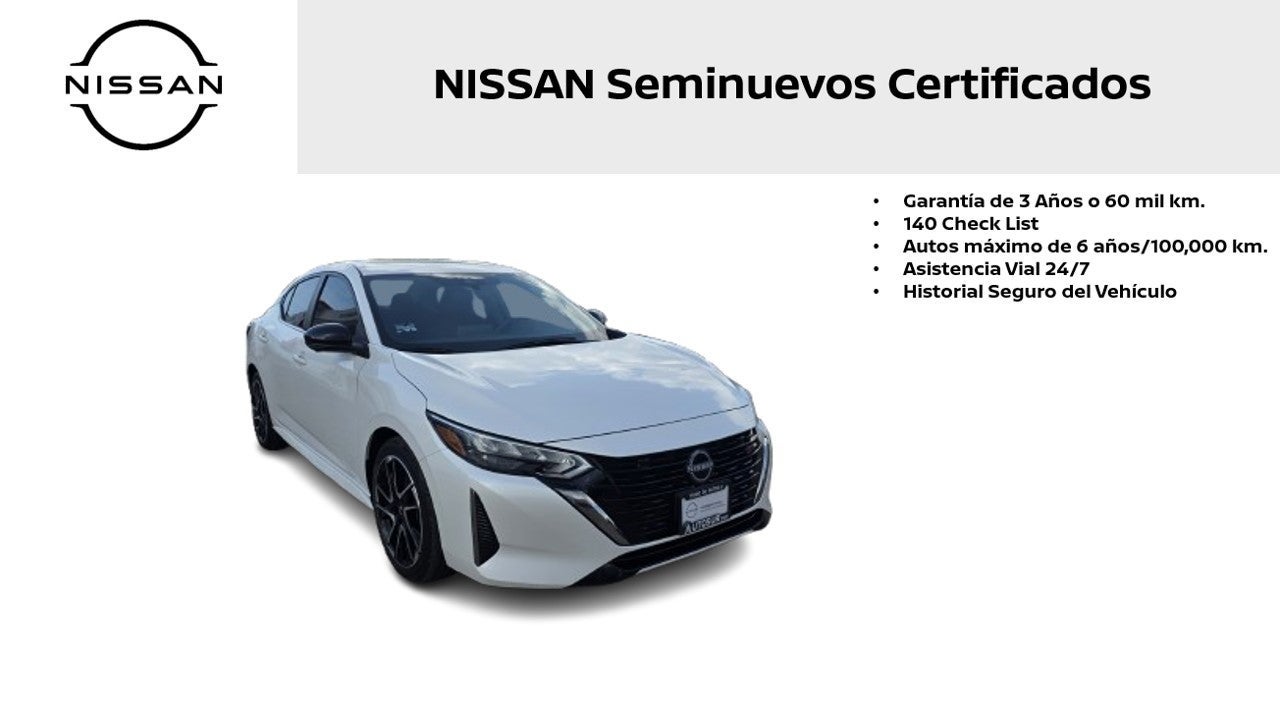 2024 Nissan Sentra SR L4 2.0L 145 CP 4 PUERTAS AUT BA AA