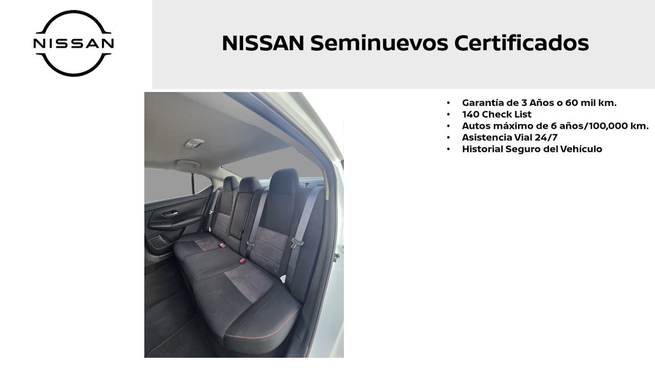 2024 Nissan Sentra SR L4 2.0L 145 CP 4 PUERTAS AUT BA AA