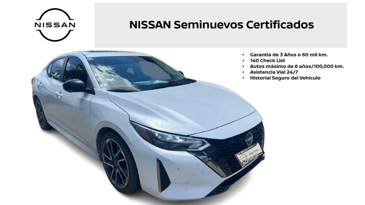 2024 Nissan Sentra SR PLATINUM CVT L4 2.0L 145 CP 4 PUERTAS AUT BA AA