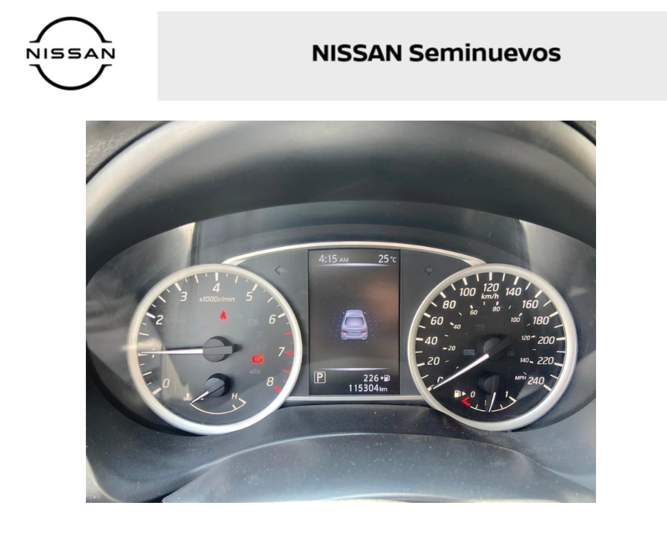 2017 Nissan SENTRA 4 PTS ADVANCE CVT AAC F NIEBLA RA-16