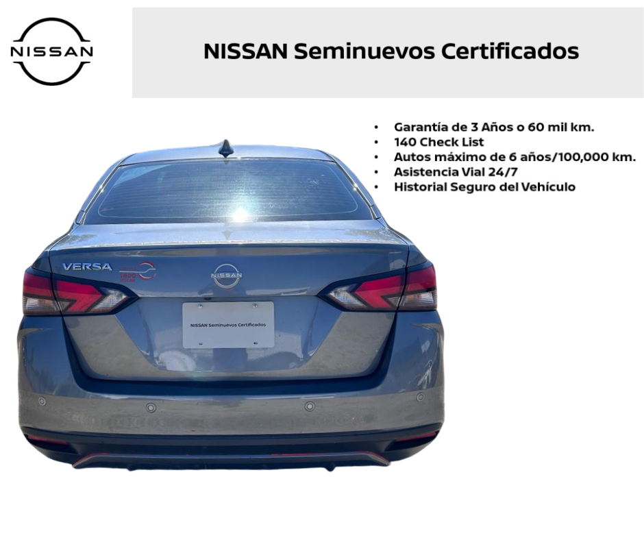 2023 Nissan VERSA 4P EXCLUSIVE L41.6 AUT
