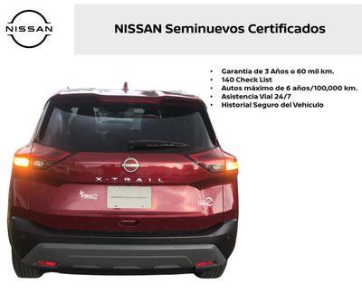 2023 Nissan X-TRAIL 5 PTS EXCLUSIVE CVT PIEL QCP GPS 5 PAS RA-19
