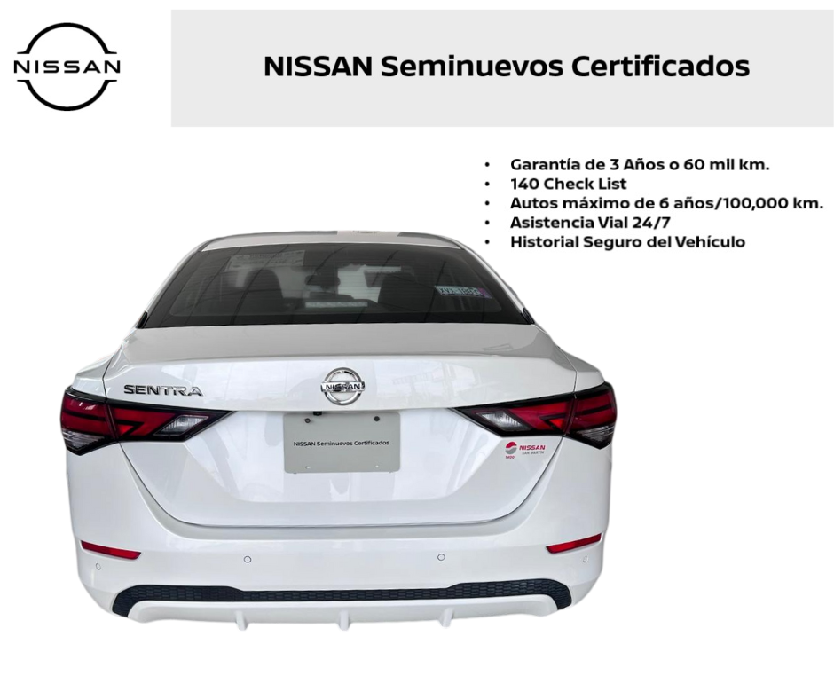 2023 Nissan SENTRA 4 PTS ADVANCE CVT AAC F NIEBLA RA-16