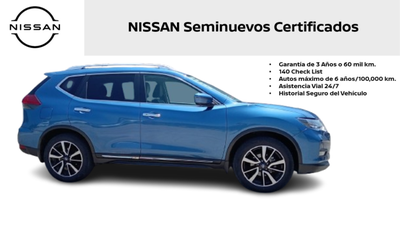2021 Nissan X-TRAIL 5 PTS EXCLUSIVE CVT PIEL QCP GPS 5 PAS RA-19