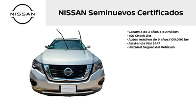 2019 Nissan PATHFINDER 5 PTS EXCLUSIVE CVT PIEL QCP GPS FLED RA-20 4X4