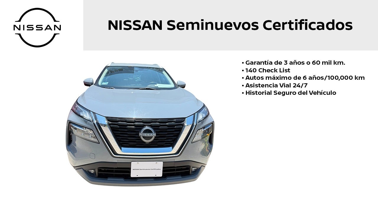 2023 Nissan X-TRAIL 5 PTS EXCLUSIVE CVT PIEL QCP GPS 7 PAS RA-19 4X4