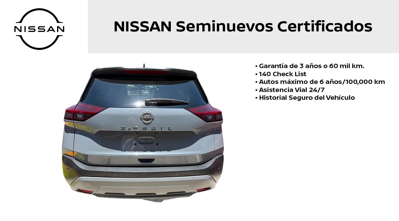 2023 Nissan X-TRAIL 5 PTS EXCLUSIVE CVT PIEL QCP GPS 7 PAS RA-19 4X4