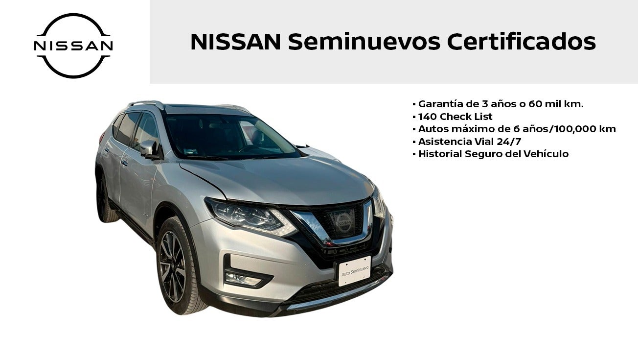 2019 Nissan X-TRAIL 5 PTS HIBRIDO CVT PIEL CD GPS 5 PAS RA-19