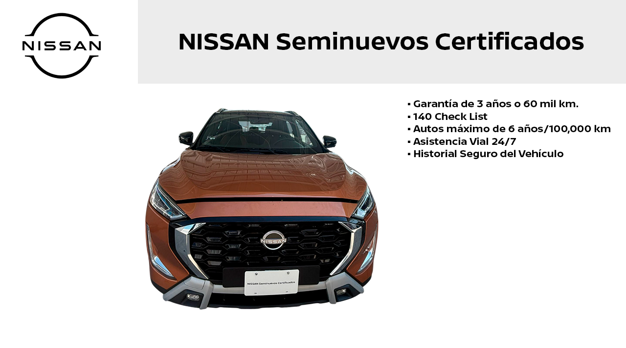 2025 Nissan MAGNITE 5 PUERTAS EXCLUSIVE 1.0 LTS CVT T