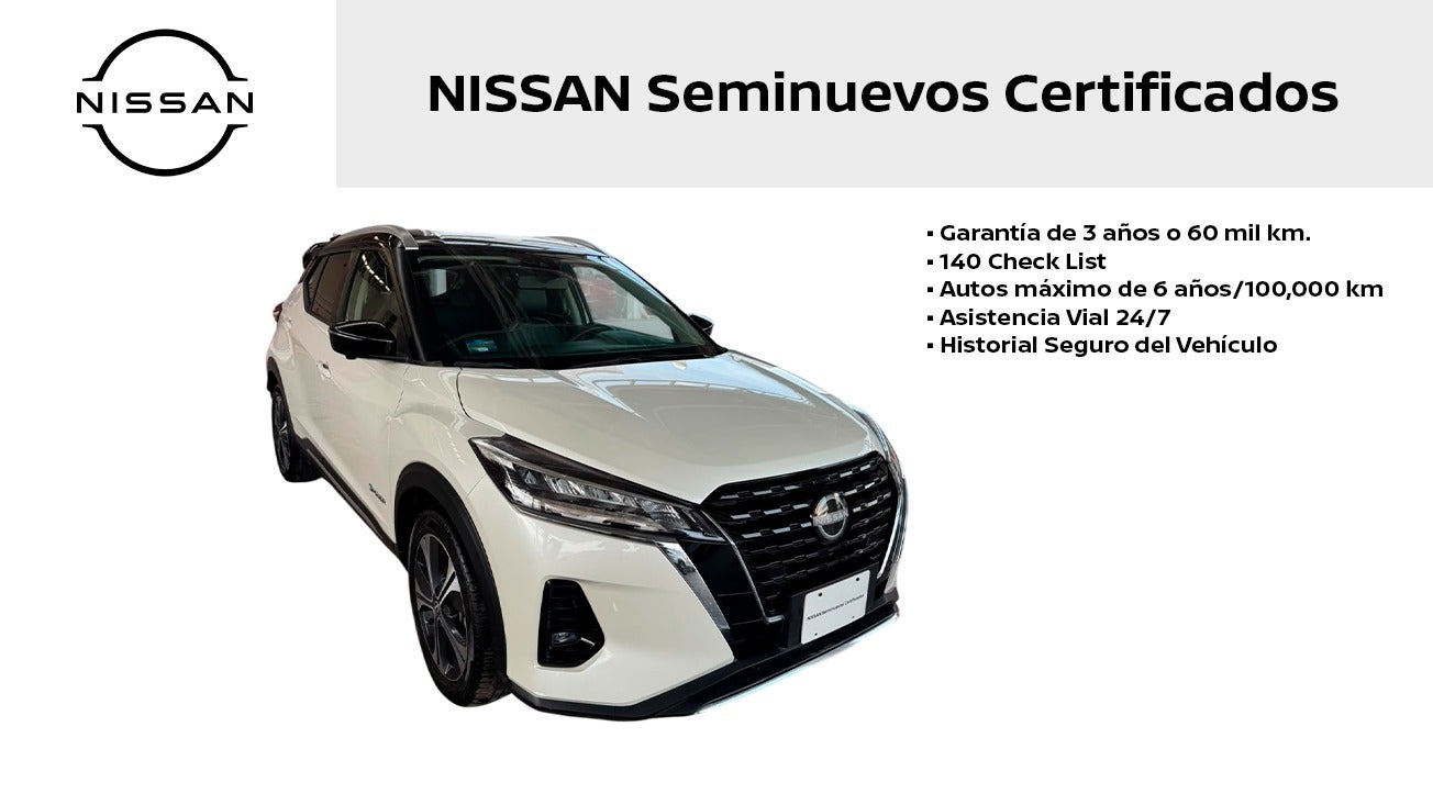 2023 Nissan KICKS 5 PTS E-POWER PLATINUM ELECTA PIEL ADAS RA-17