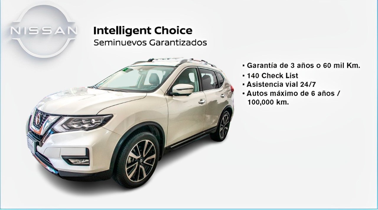 2022 Nissan X-Trail EXCLUSIVE, L4, 2.5L, 170 CP, 5 PUERTAS, AUT, 4WD, 3 FILAS